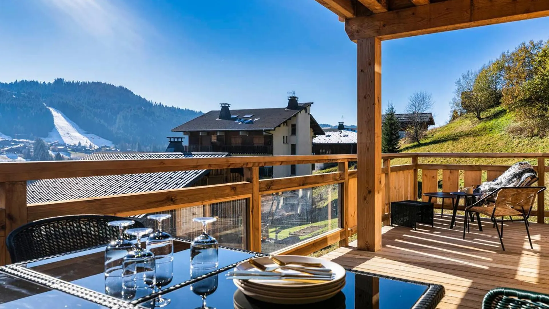 Appartement Confort Avec Terrasse, Parking, Et Wi-Fi - Fr-1-598-59 Les Gets 0*,